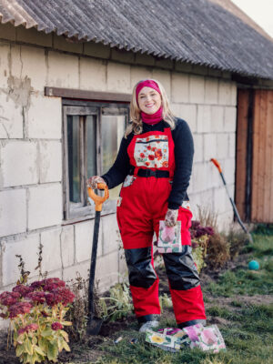 Tööriided naistele - punased tunked Tukse