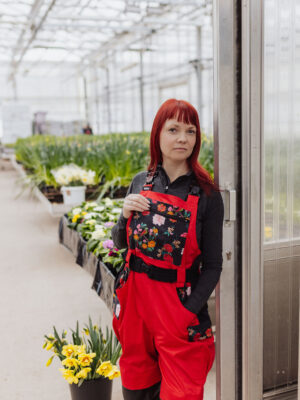 Punane Tukse - tööriided naistele